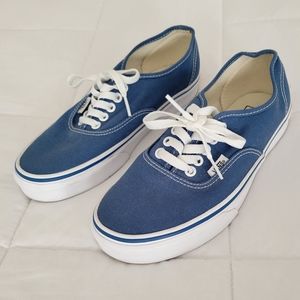VANS Navy Authentic SHOES size US Men 6.5 US Women 8.0